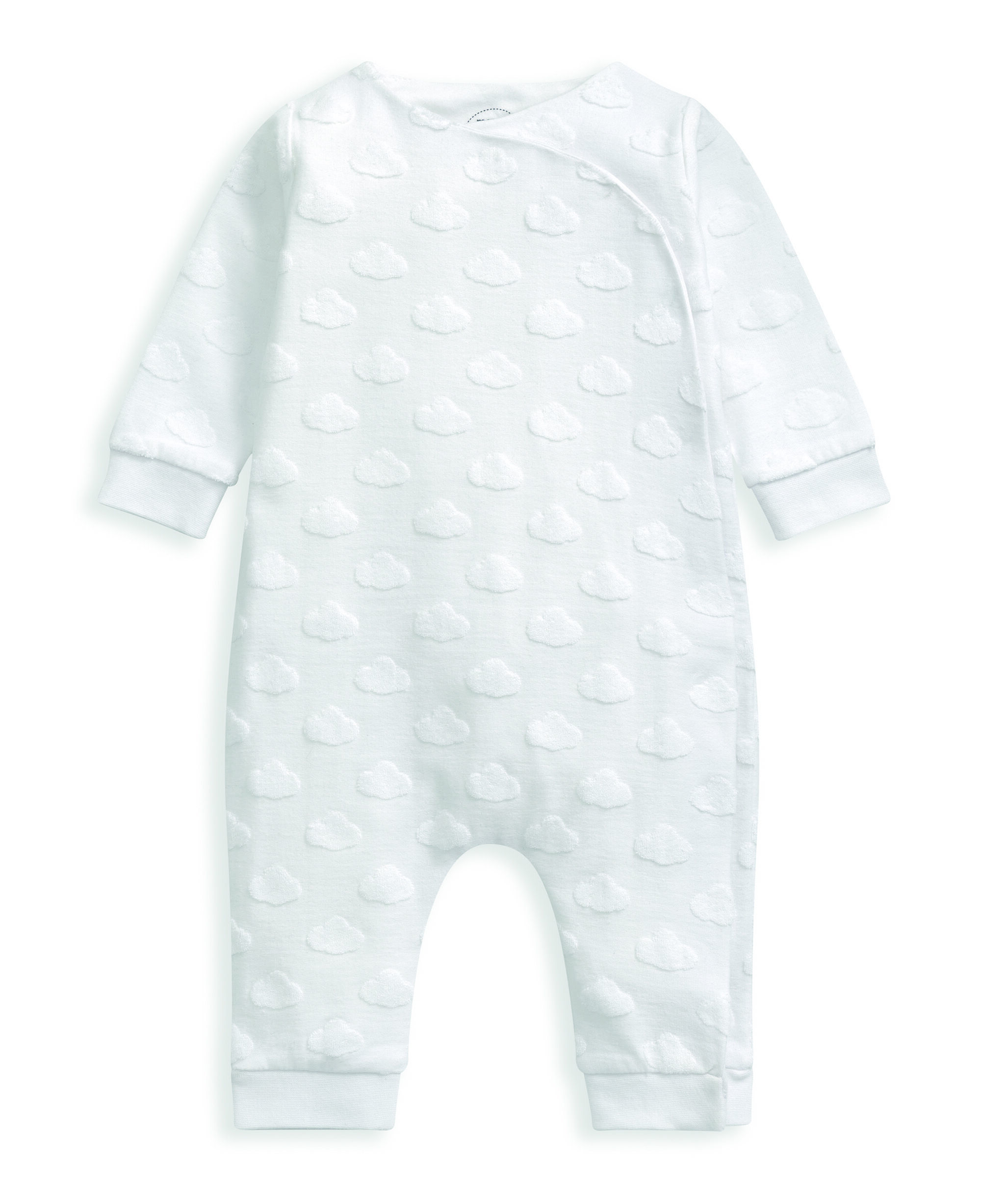 Cloud Jacquard Wrap Romper image number 2