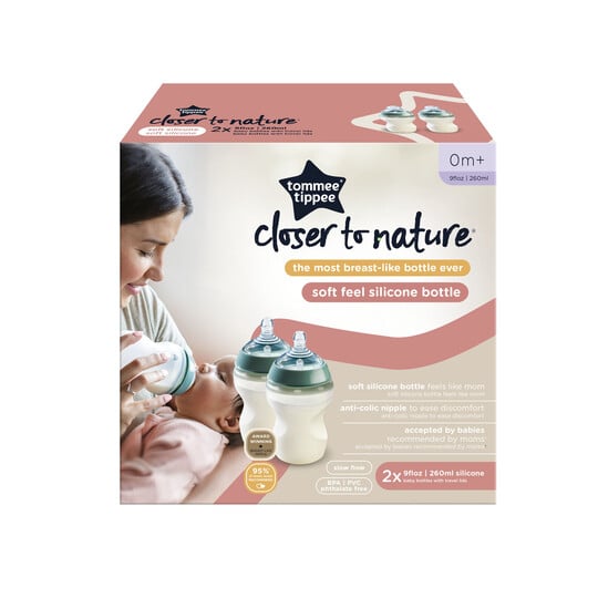 Buy Tommee Tippee Closer To Nature Baby 150 ml Bottle, 0 Months +, Pack of  3 for AED 89.00 | Mamas & Papas AE