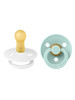 Bibs Pacifier Colour Collection - White & Mint 2 Pack (6+ months) image number 1