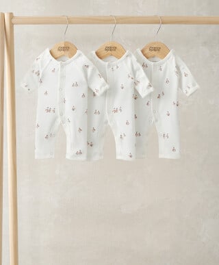 Premature Baby Stork Rompers (Pack of 3)