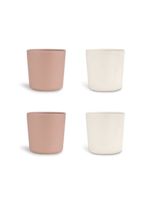 Citron Bio Based Cup Set of 4 - Pink/Cream