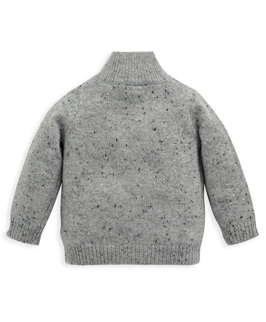 Grey Cable Knit Jumper image number 2