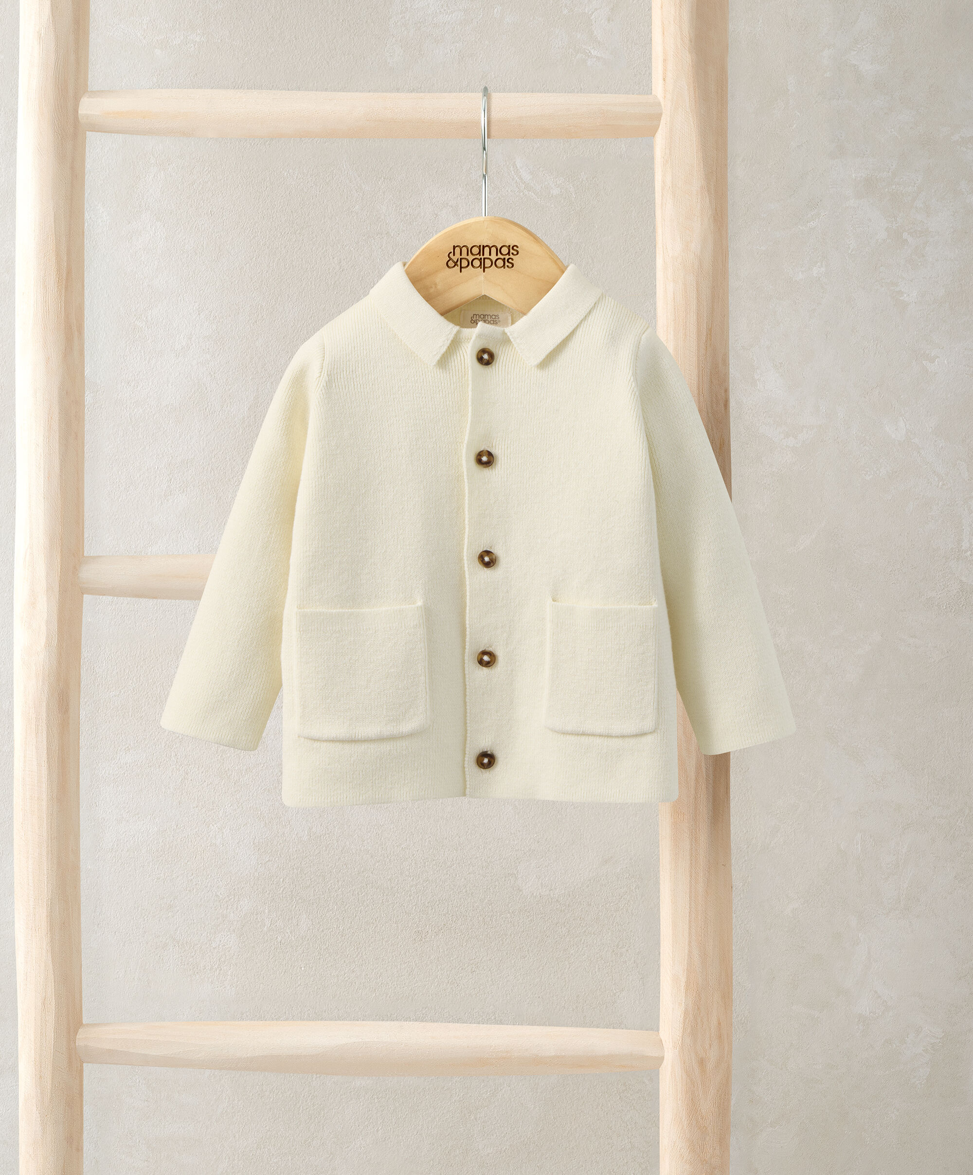 Collared Knitted Cardigan