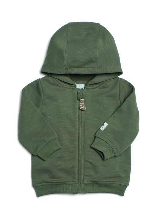 Green Jersey Hoody image number 1