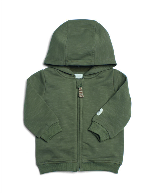 Green Jersey Hoody image number 1