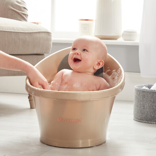 Shnuggle Baby Bath Tub - Gold image number 3