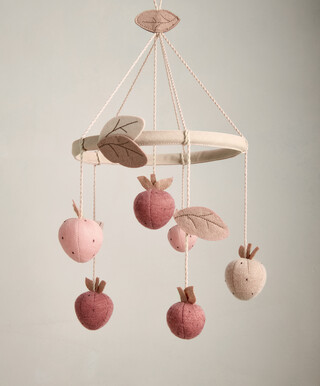 Musical Cot Mobile - Strawberry