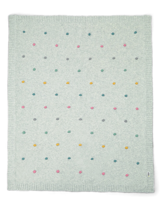 Spot Knitted Blanket (70 x 90cm) image number 2