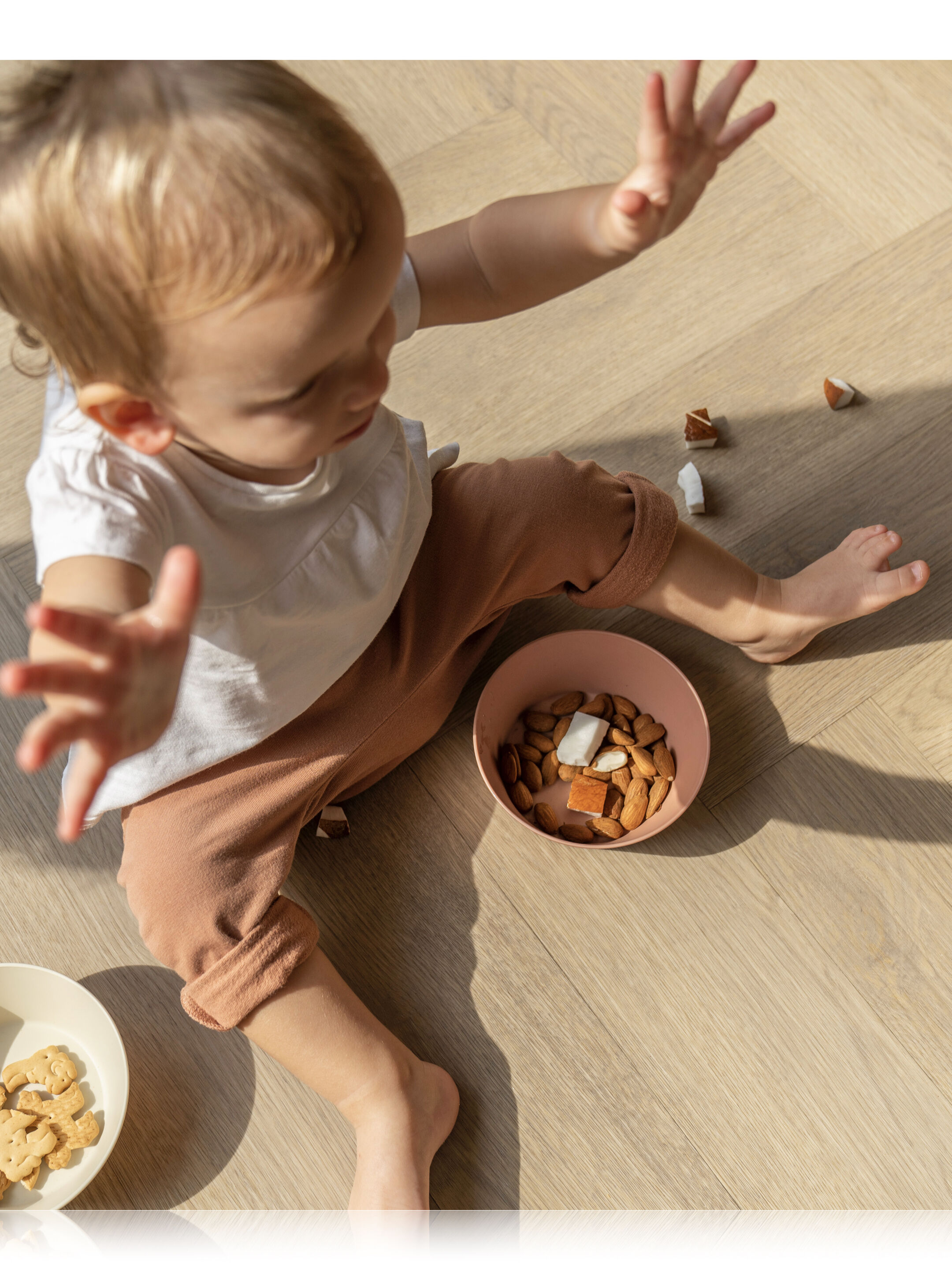 Citron Bio Based Bowl Set of 4 - Pink/Cream image number 4