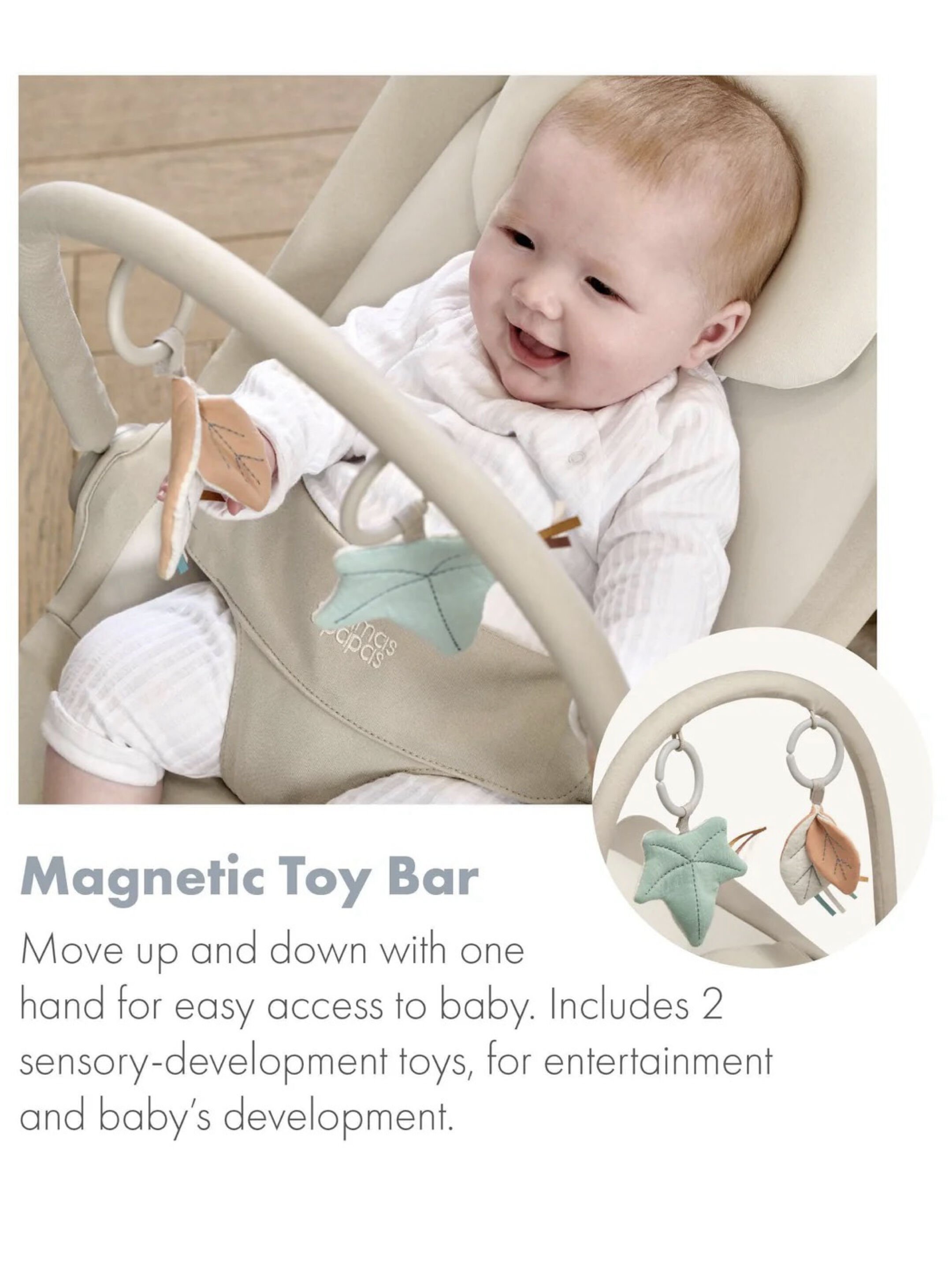 Tempo 3-in-1 Rocker / Bouncer - Sand image number 4