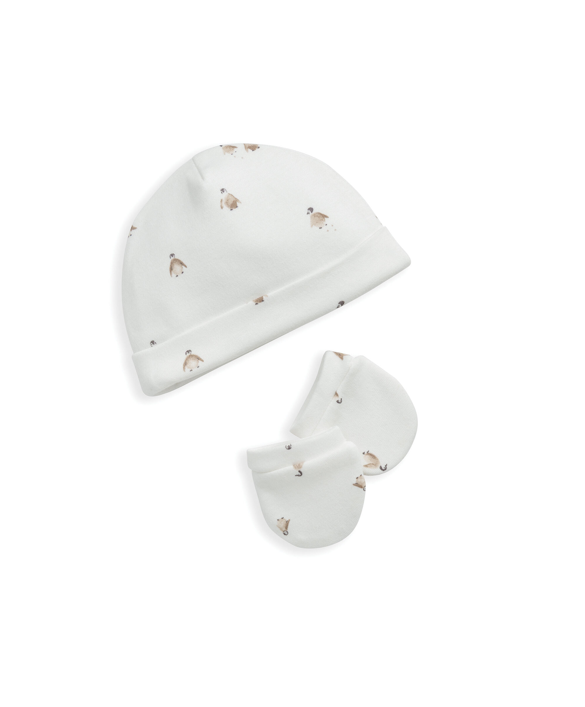 Welcome to the World Premature Baby Hat & Mitss image number 2