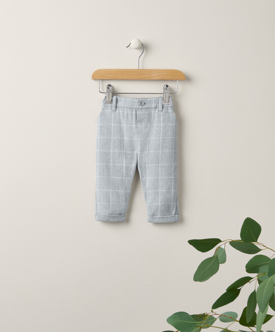 Grey Check Trouser image number 3