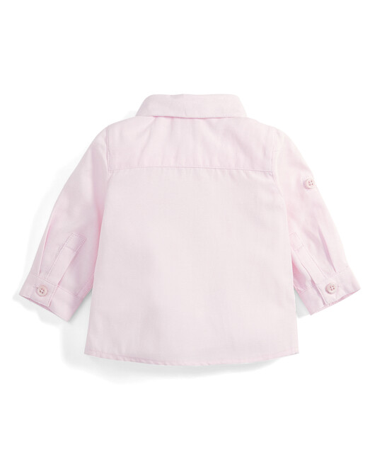 Pink Long Sleeve Cotton Shirt image number 3