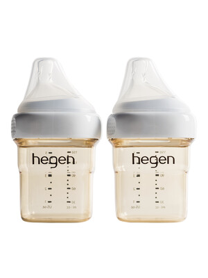 Hegen PCTO™ 150ml Feeding Bottle - 2-Pack with 2x Slow Flow Teat (1 to 3 months)