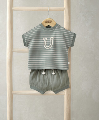 Horseshoe T-Shirt & Shorts Outfit Set