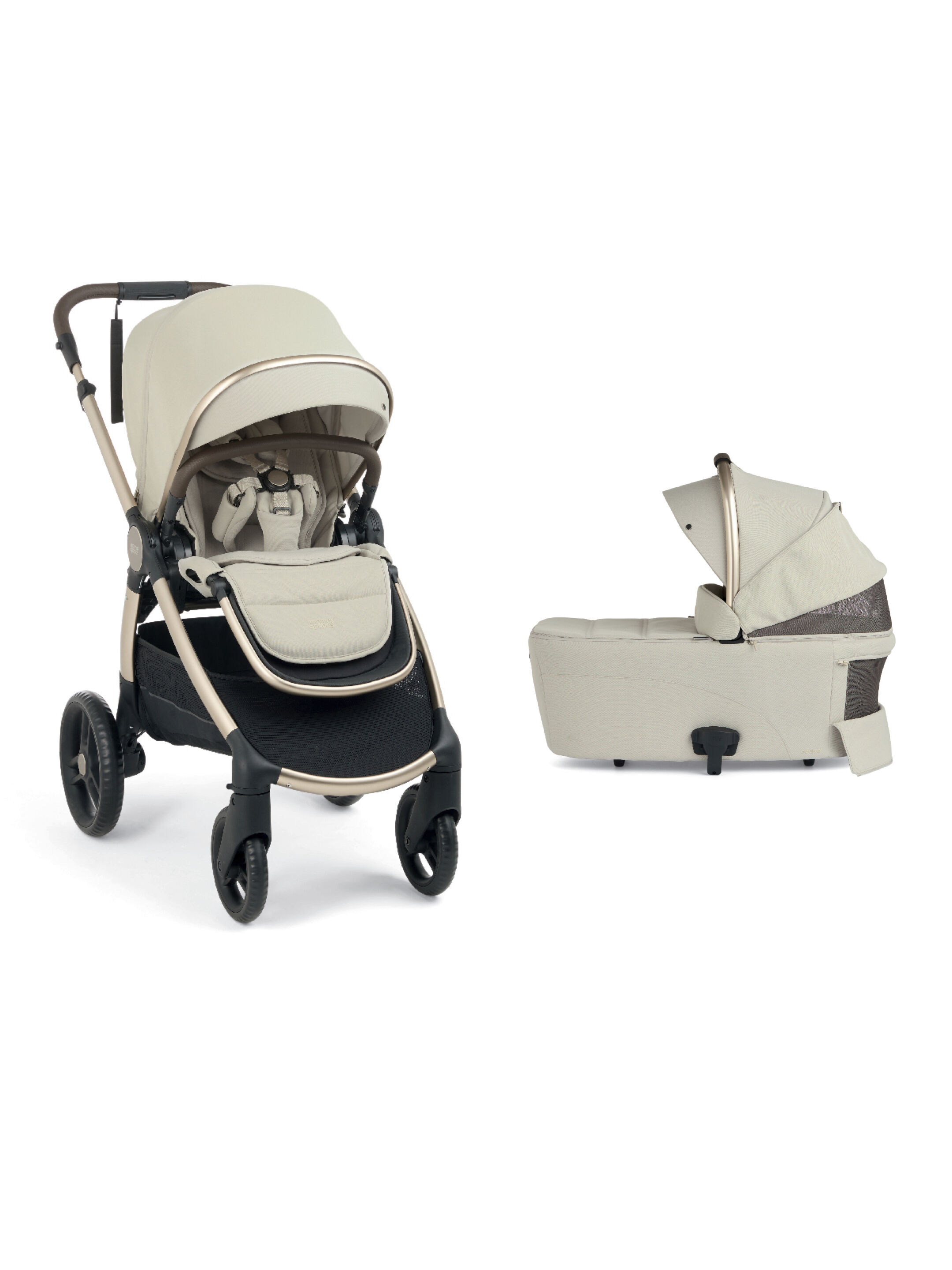 Ocarro 2 Pushchair Bundle with Carrycot - Eclipse
