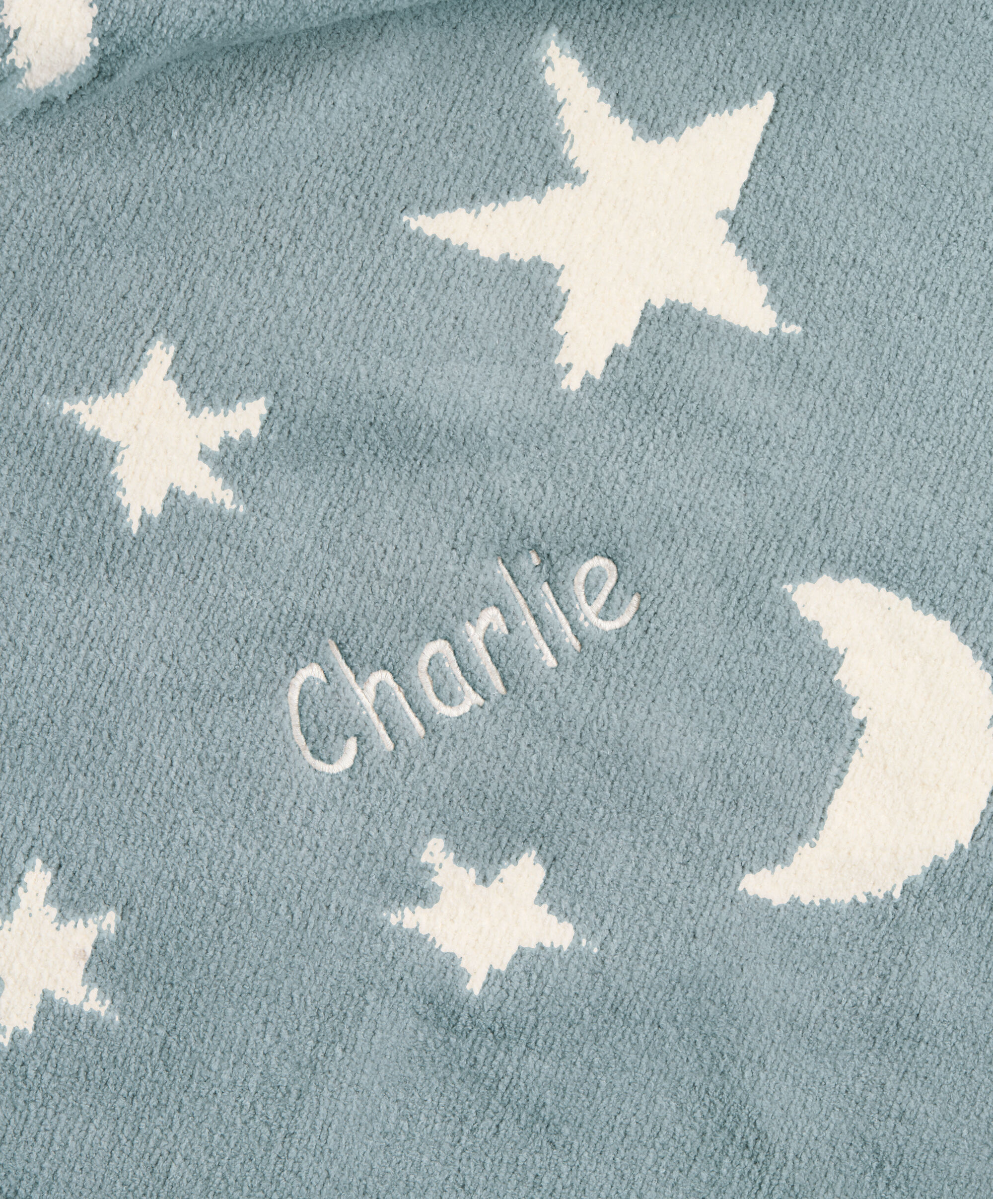 Chenille Blanket - Blue Moon/Star image number 6