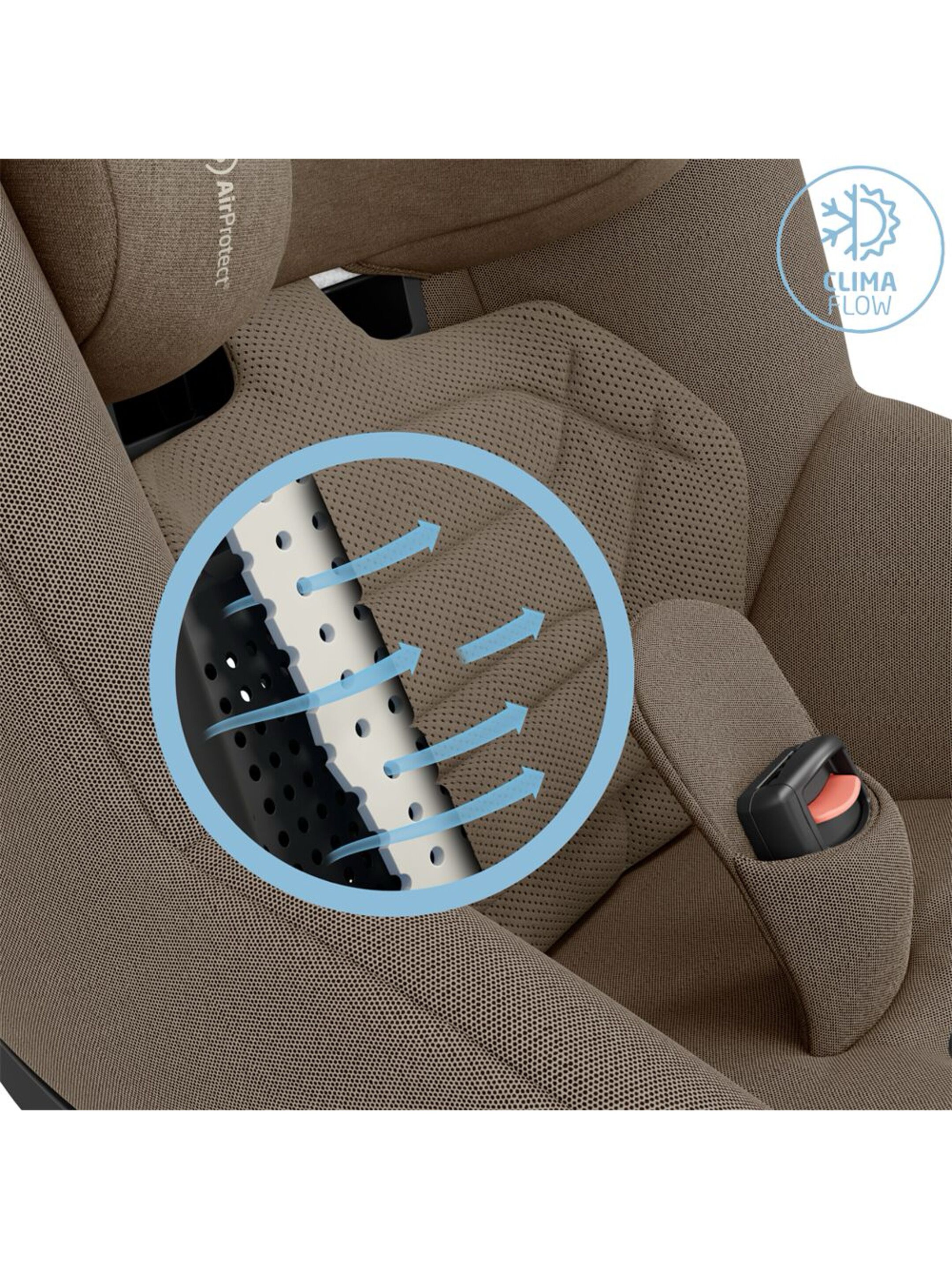 Maxi-Cosi Pearl 360 Pro Toddler Car Seat - Authentic Truffle image number 7