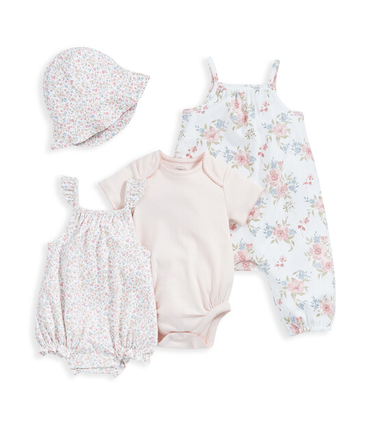 Newborn Outfit Set (4 Piece) - Floral image number 2