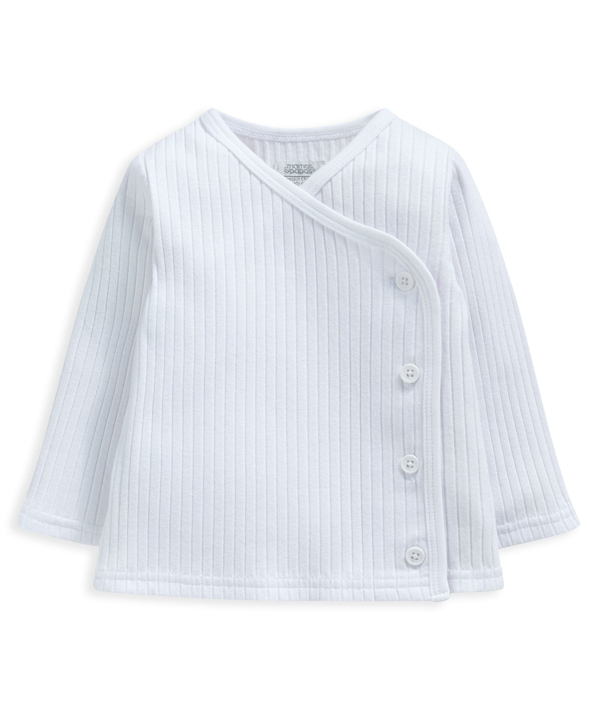 2 Piece Ribbed Wrap Set White image number 3