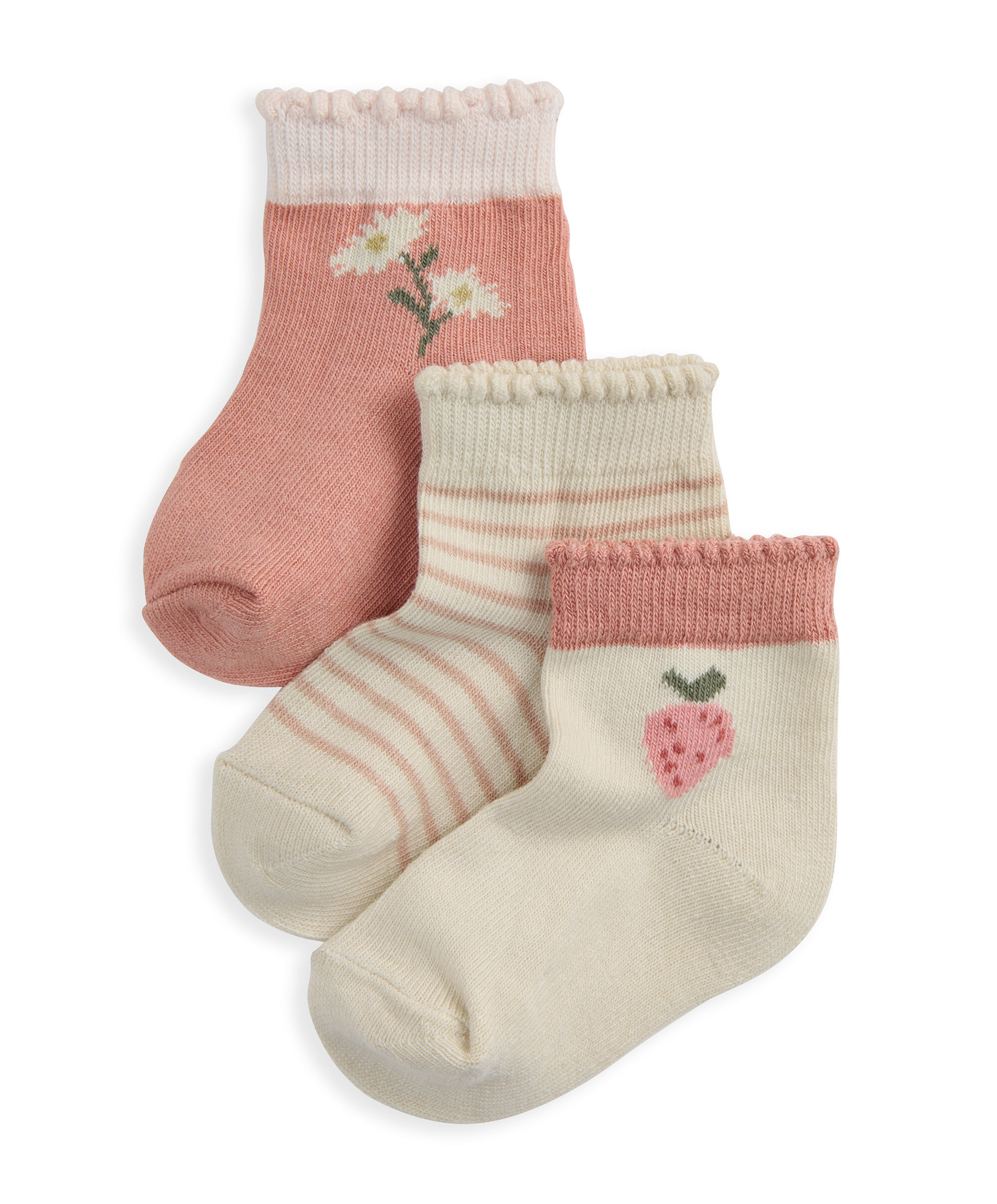 Pink Socks (Pack of 3)