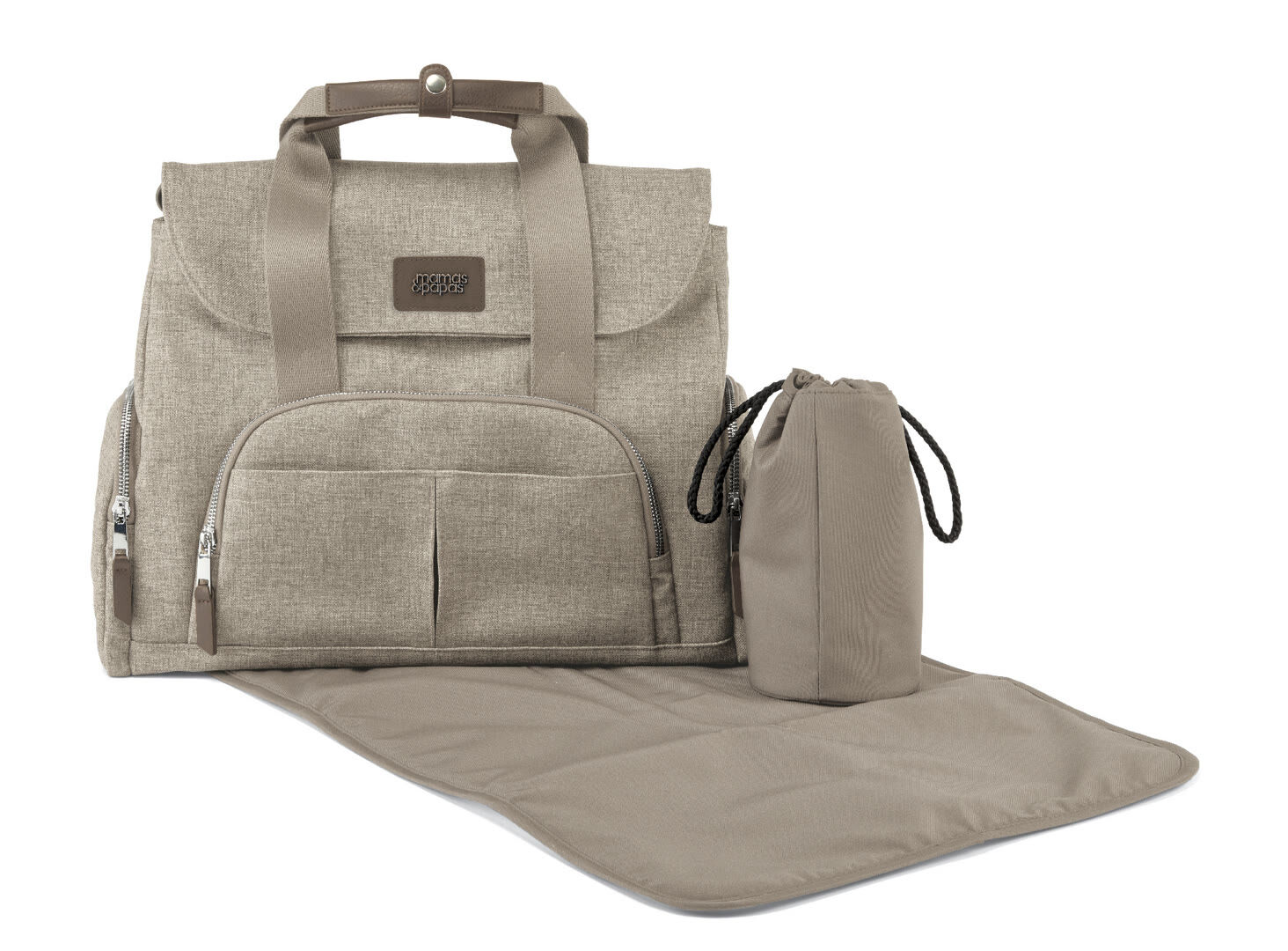 Bowler Changing Bag - Biscuit image number 4