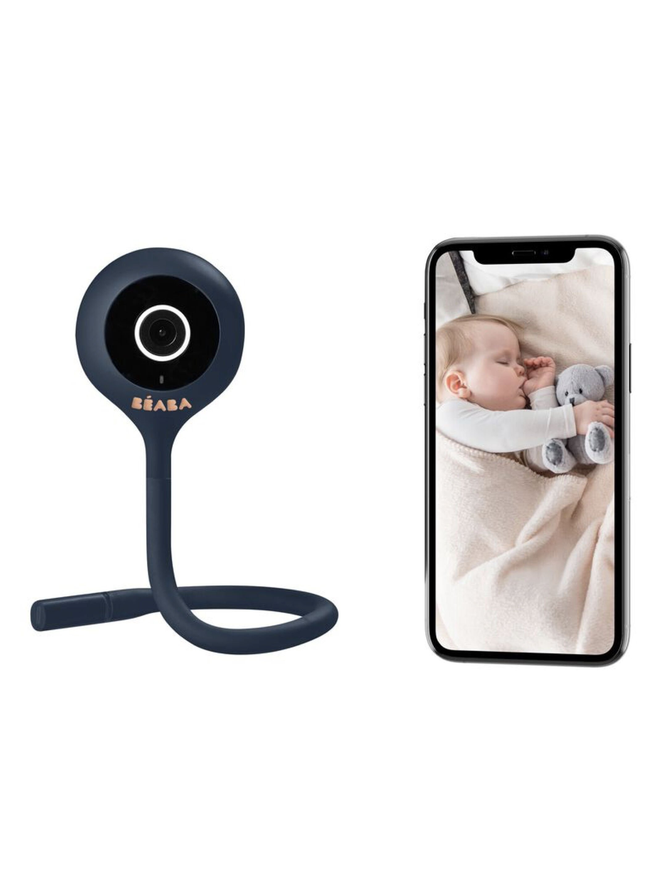 Beaba Video Baby Monitor Zen Connect Night Blue image number 1