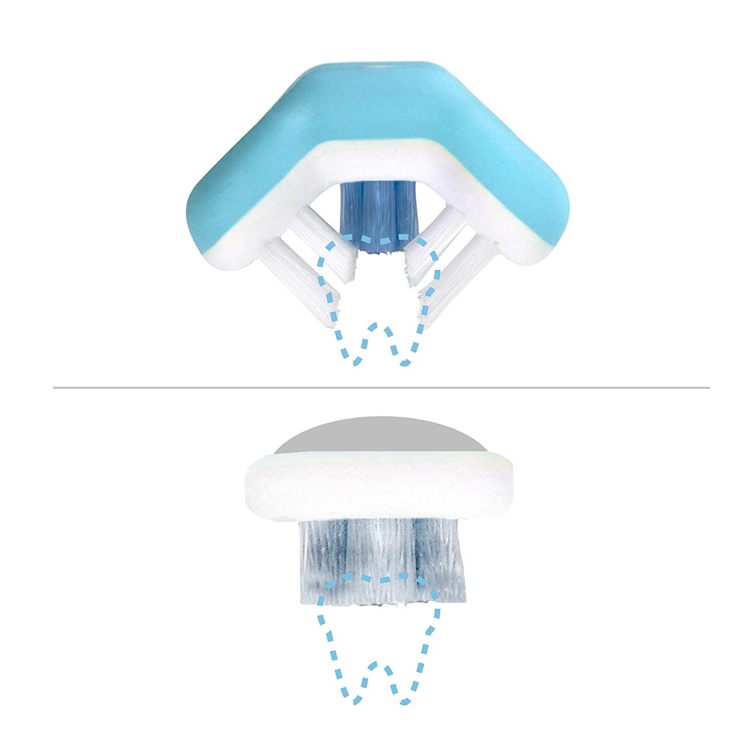 Frida Baby - SmileFrida ToothHugger Kids Toothbrush - Blue image number 4