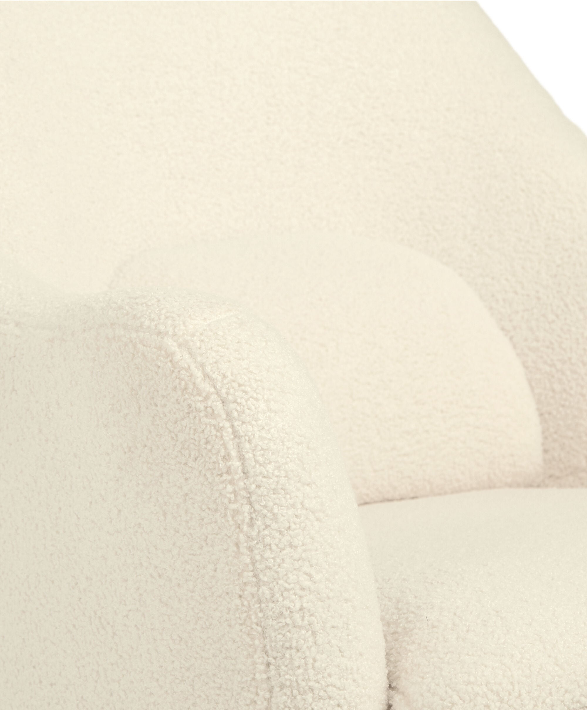 Penrose Nursing Chair & Stool - Off White Boucle image number 7