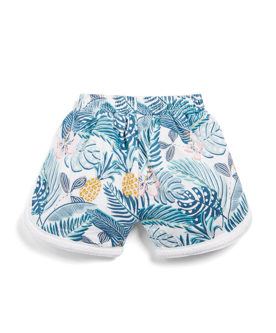 Tropical Print Shorts image number 2