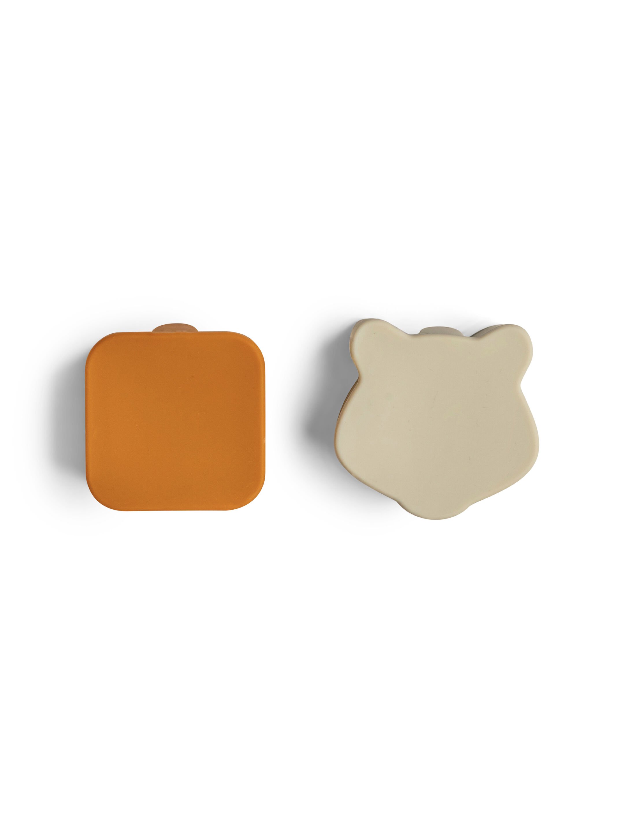 Citron Silicone Lunchbox Organizers Set of 4 Caramel/Green/Grey image number 5