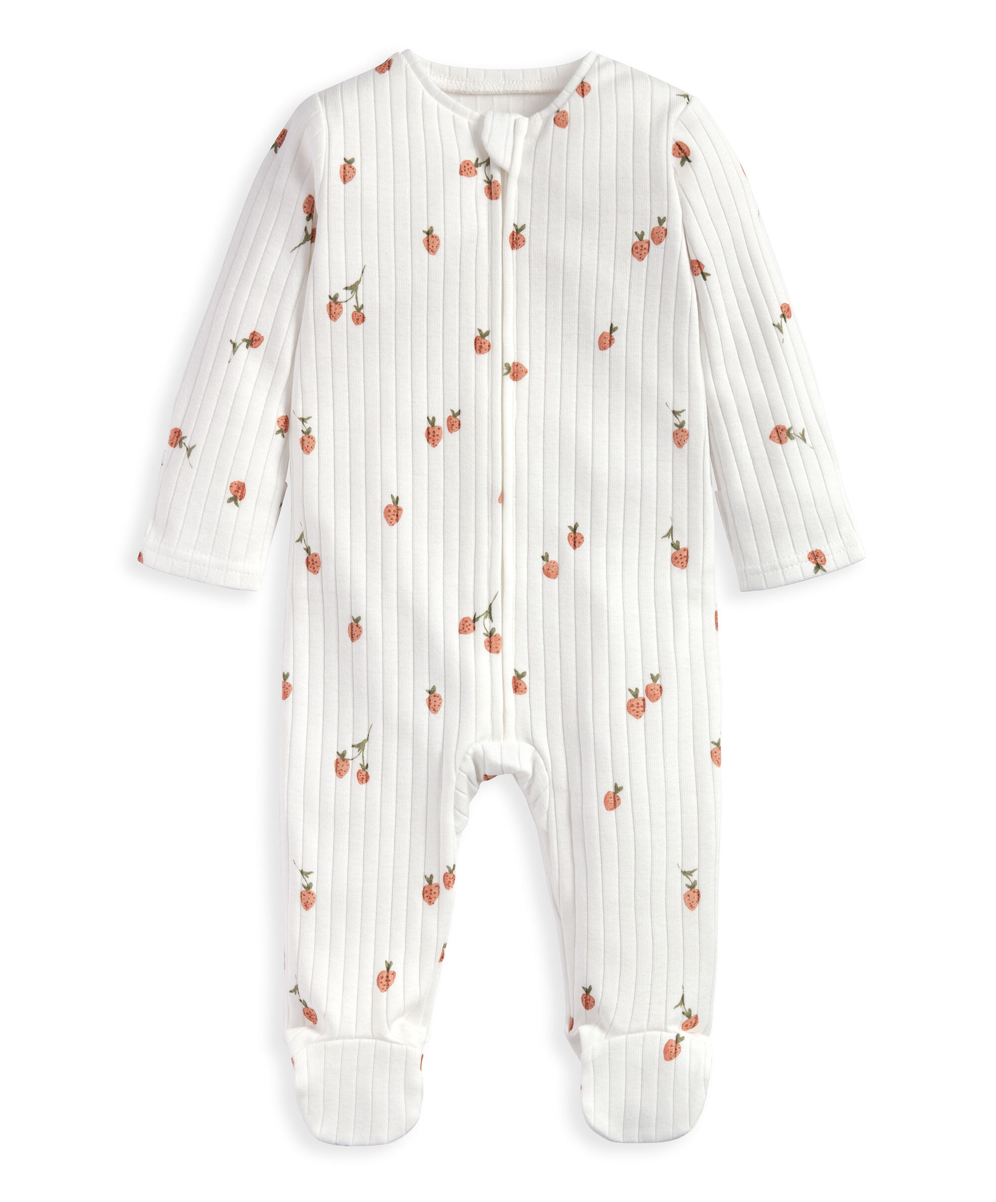 Strawberry Zip Sleepsuit image number 3