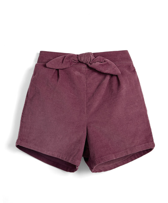 Cord Bow Shorts image number 1