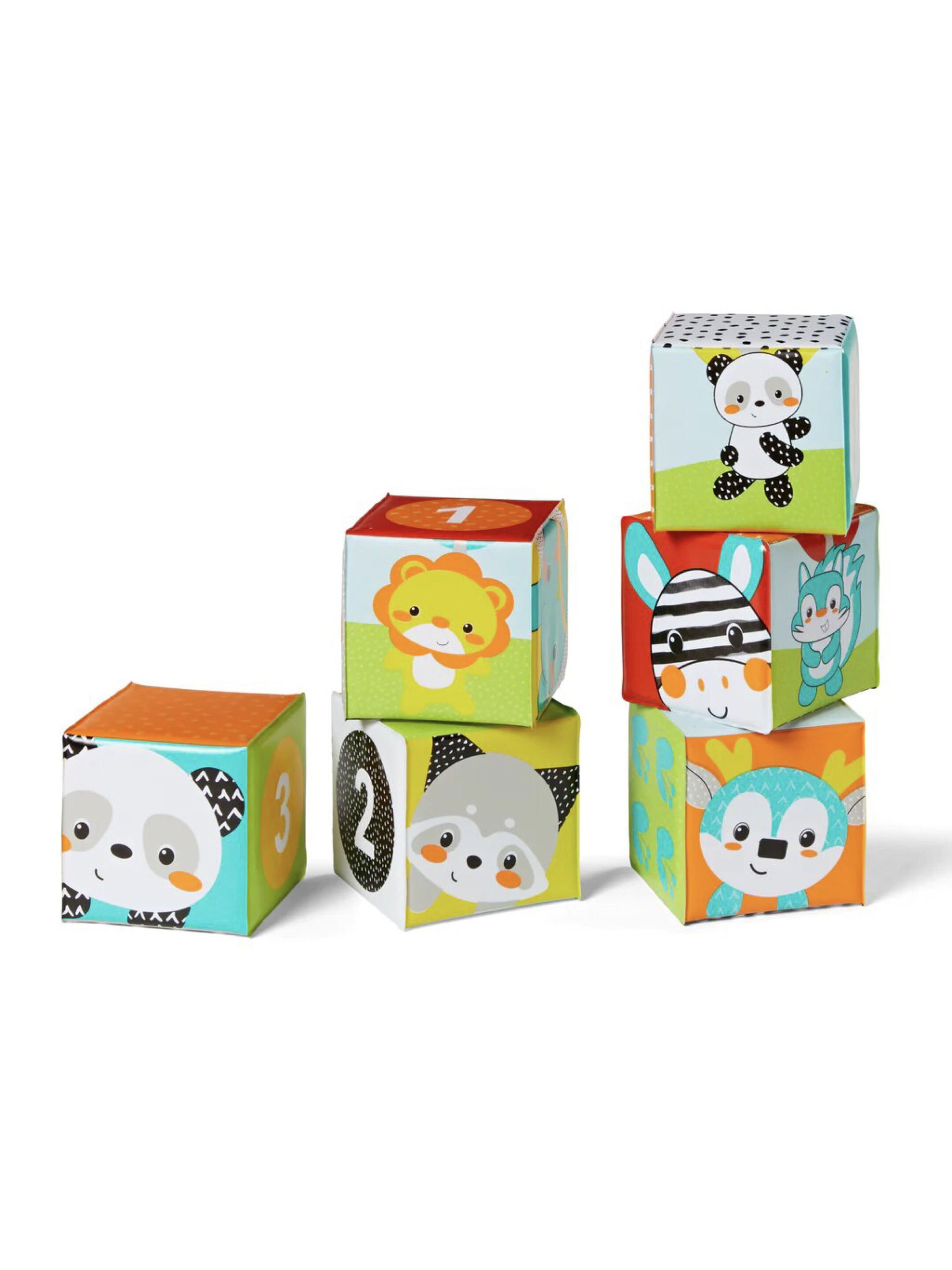 Infantino Colors & Numbers Bath Blocks - 3 Piece