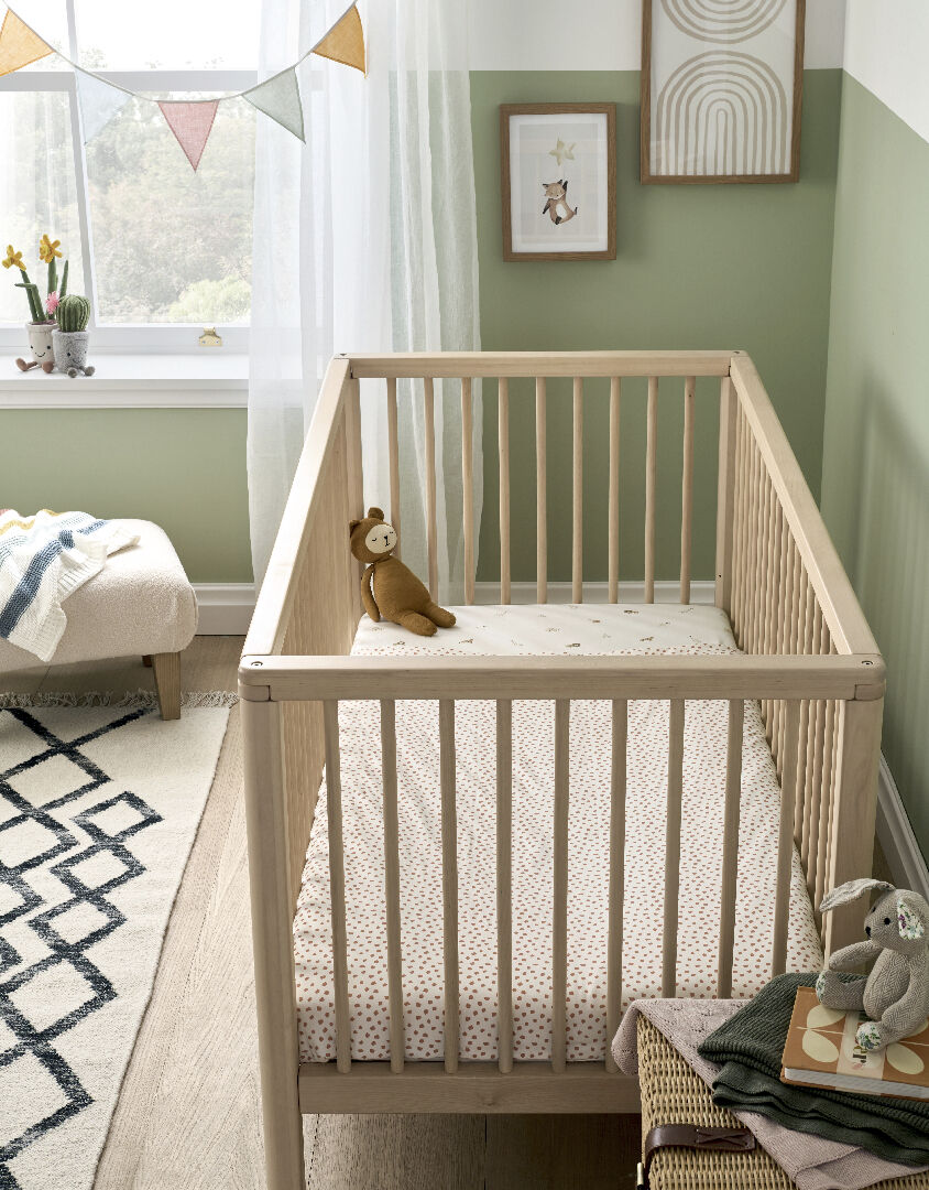 Compact Solo Cotbed - Natural image number 6