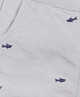 Embroidered Shark Print Shorts image number 3