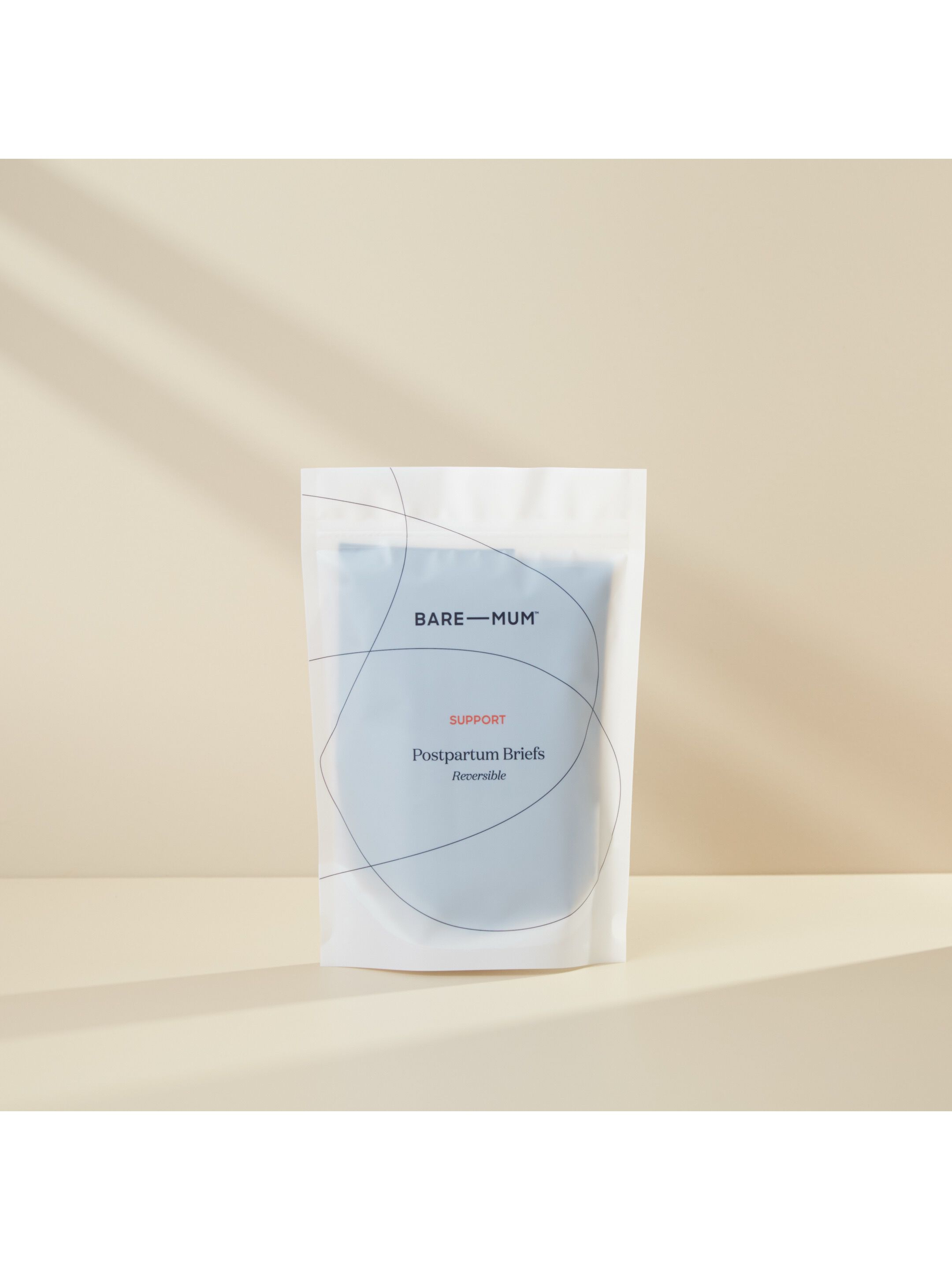 Bare Mum Postpartum Recovery Briefs with Insert Pocket - Large