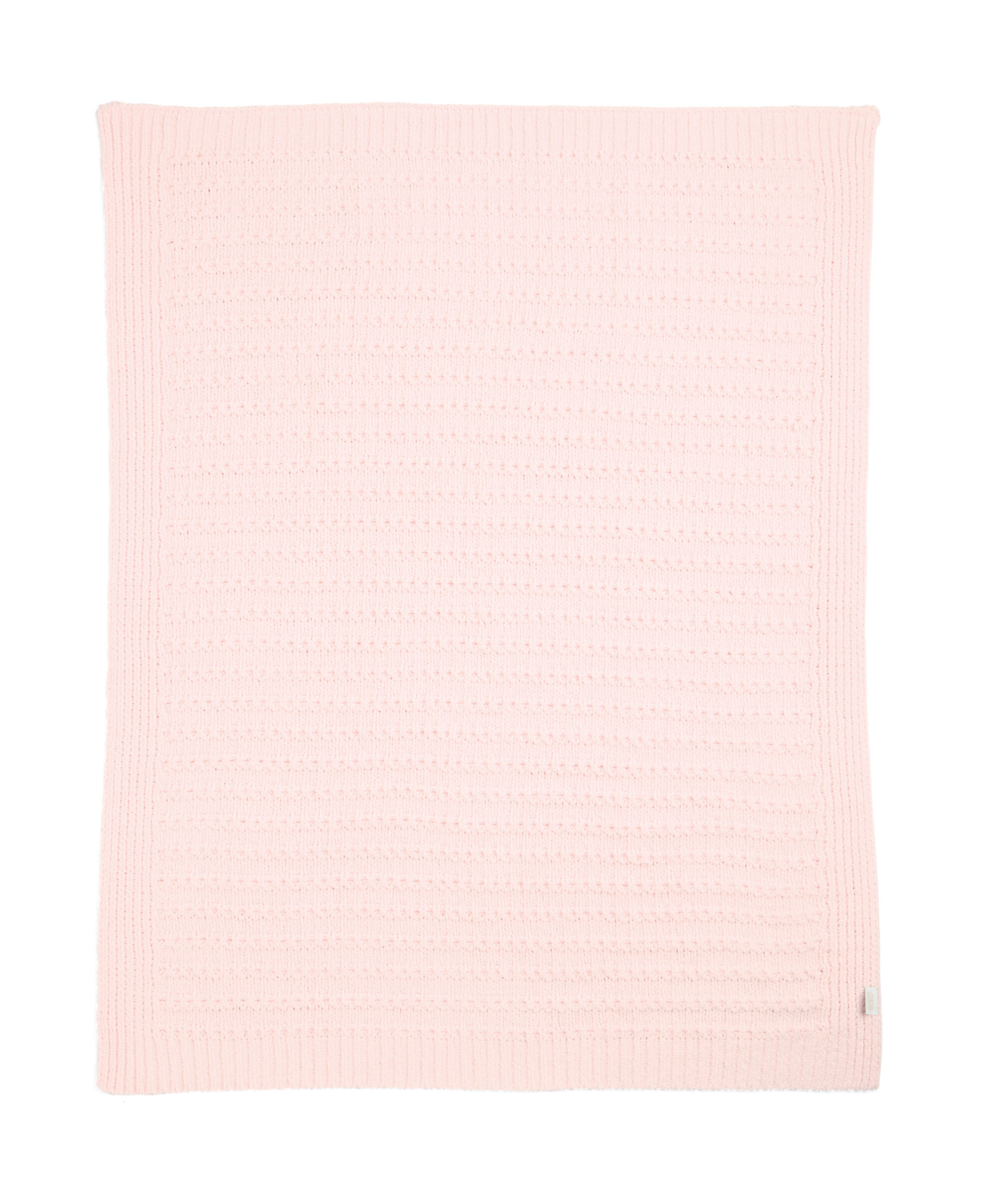 Chenille Blanket - Pink Stripe image number 3