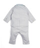 Grey Stripe Jacket, Trousers, Shirt Y& Tie - 4 Piece Set image number 2