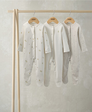 Pears Sleepsuits (Pack of 3)