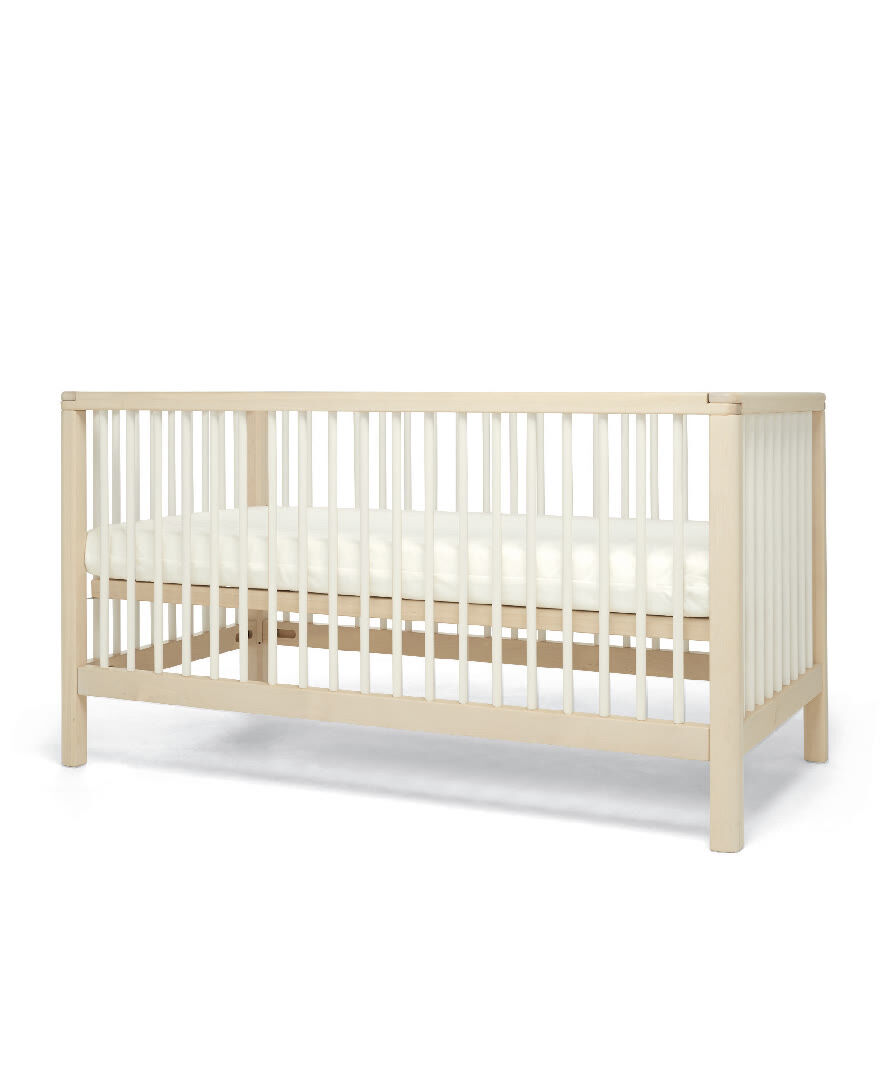 Compact Solo Cotbed - Natural White image number 4