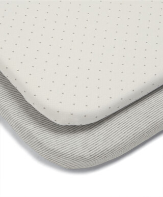 Grey Star Universal Crib Sheets - 2 Pack