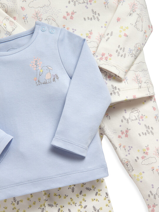 Bunny Baby Pyjamas Multi Pack - Set Of 2 image number 2