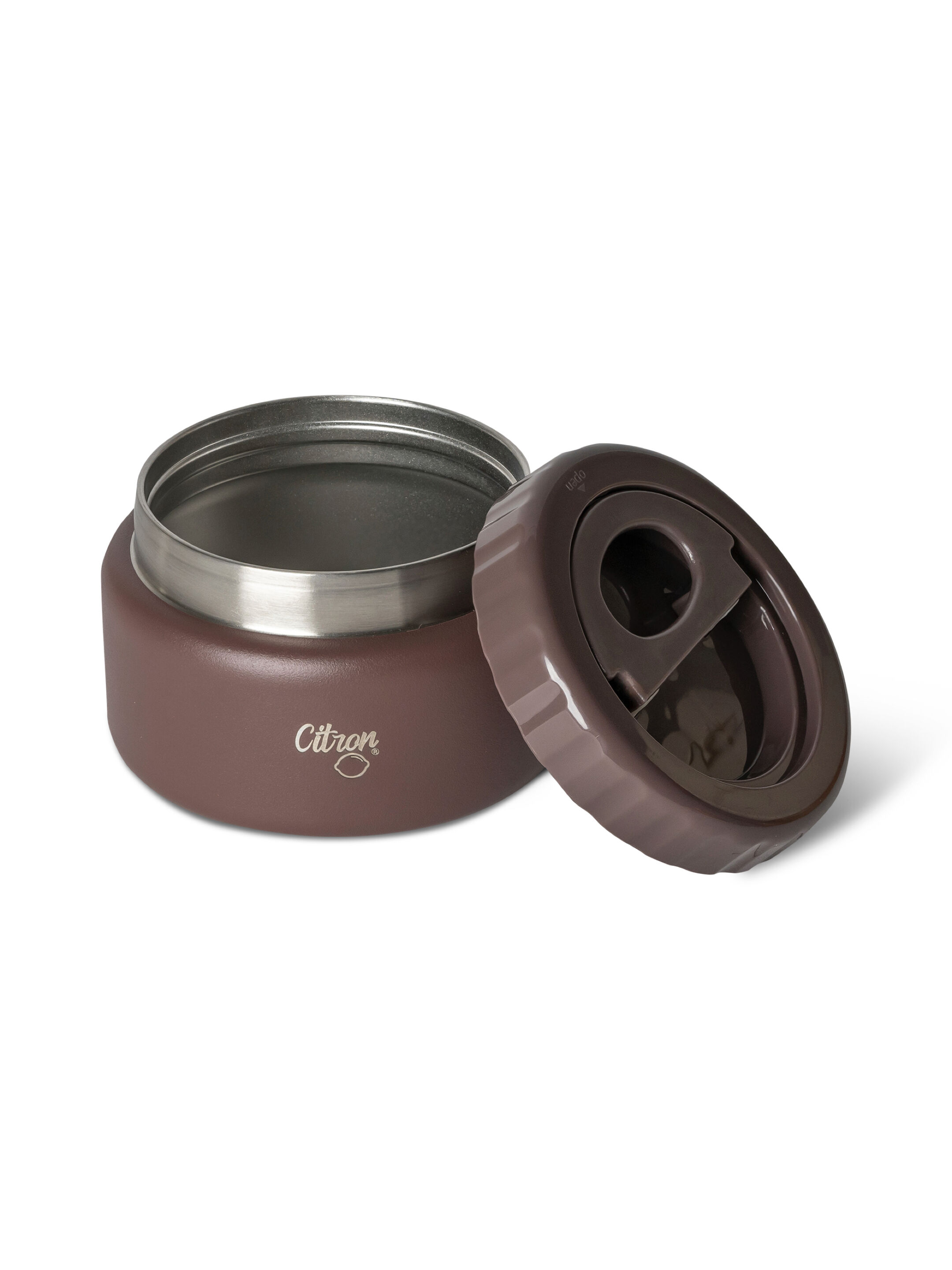 Citron Stainless Steel Food Jar 250ml Plum image number 1