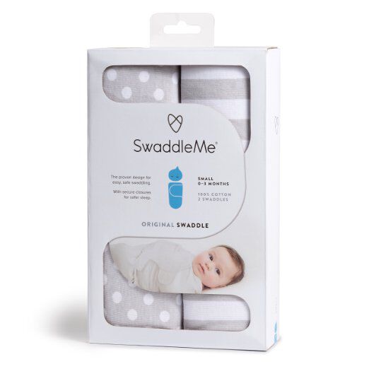 Swaddle Wraps  (pack of 2) - Grey image number 3