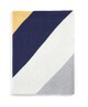 Knitted Blanket (70x90cm) -Diagonal Blue image number 2