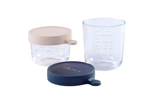 Beaba Conservation Jar Glass Set Of 2 150ml /250ml