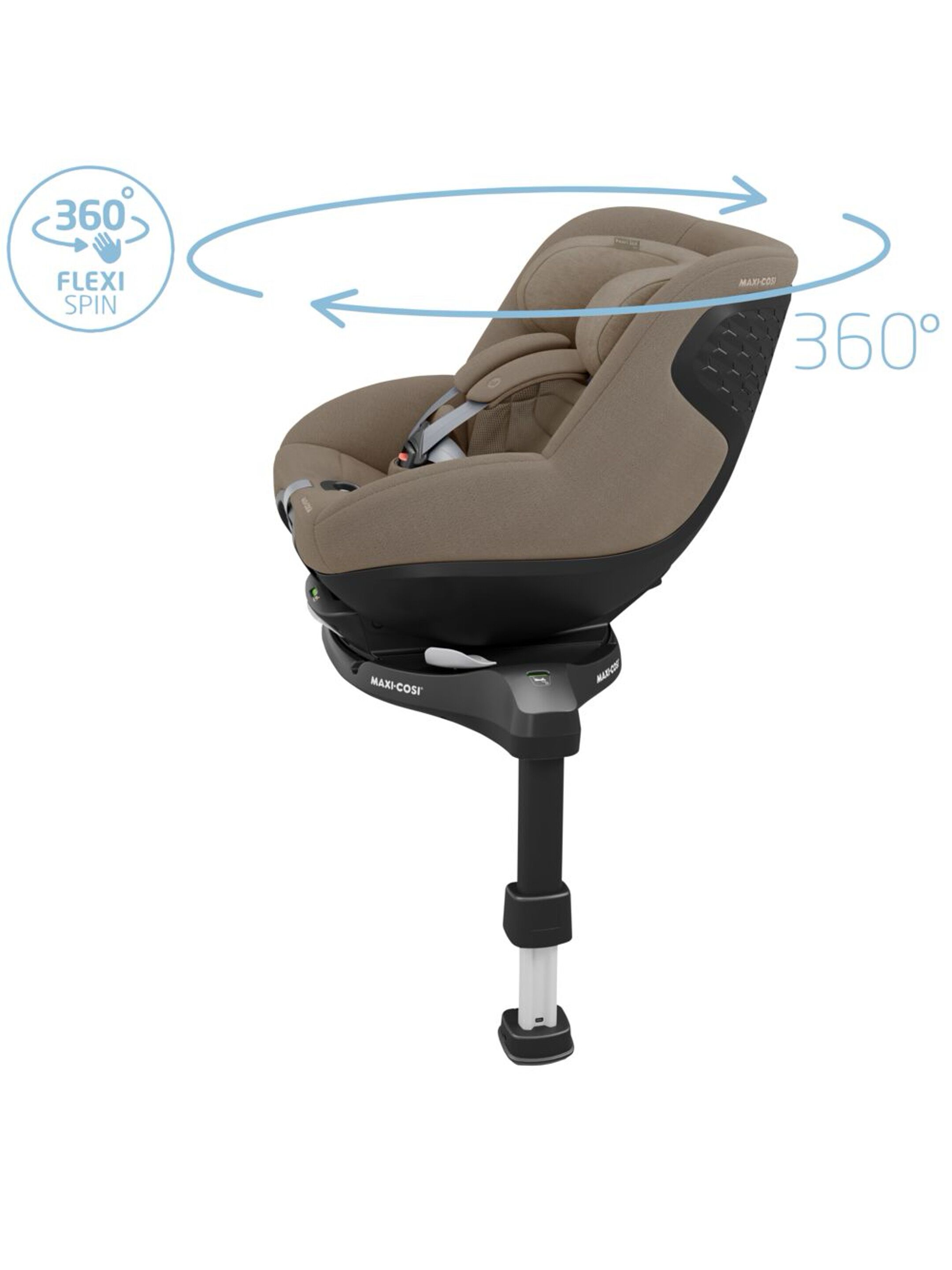 Maxi-Cosi Pearl 360 Pro Toddler Car Seat - Authentic Truffle image number 2