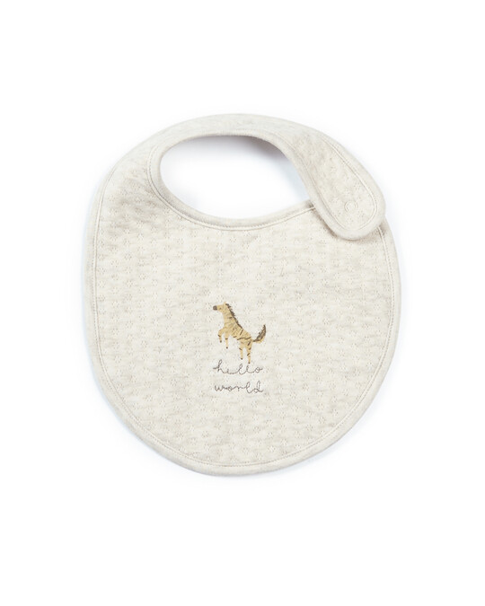 Textured All-in-One & Bib - 2 Piece Set image number 3