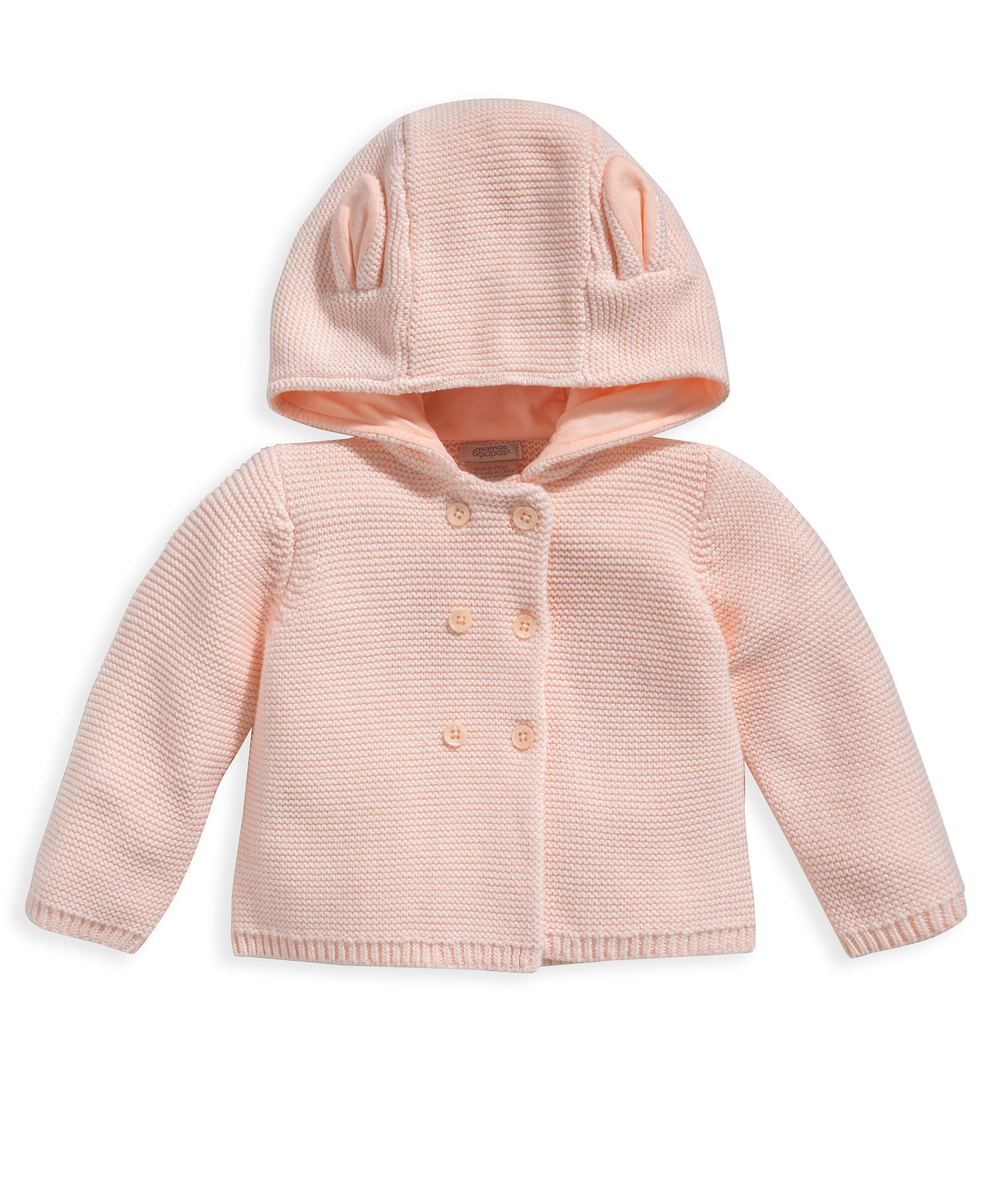 Pink Cardigan With Ears image number 1